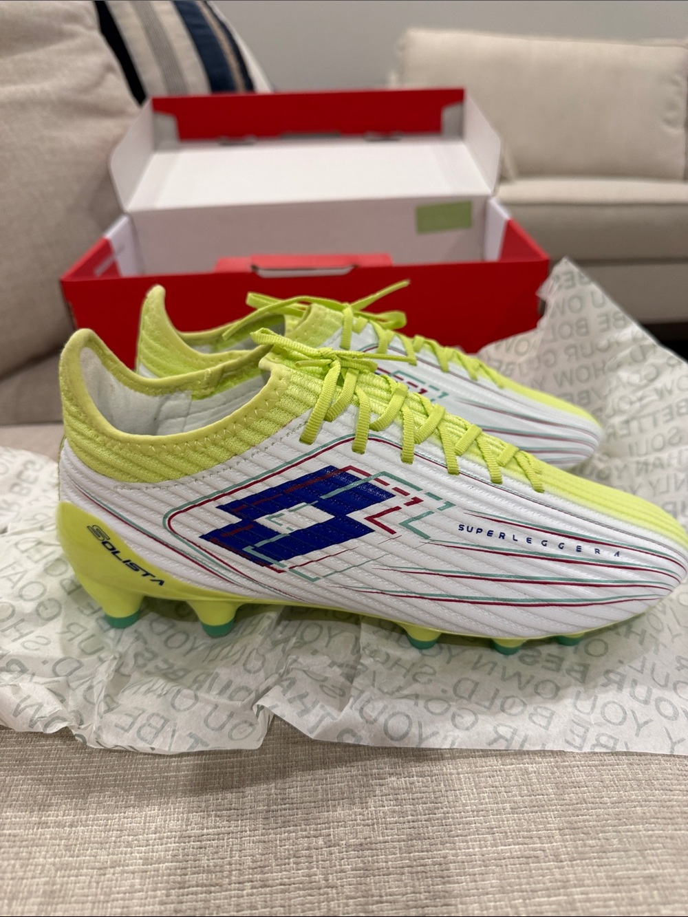Lotto Solista 200 VIII FG  Soccer Cleat New In Box size US Man 7
